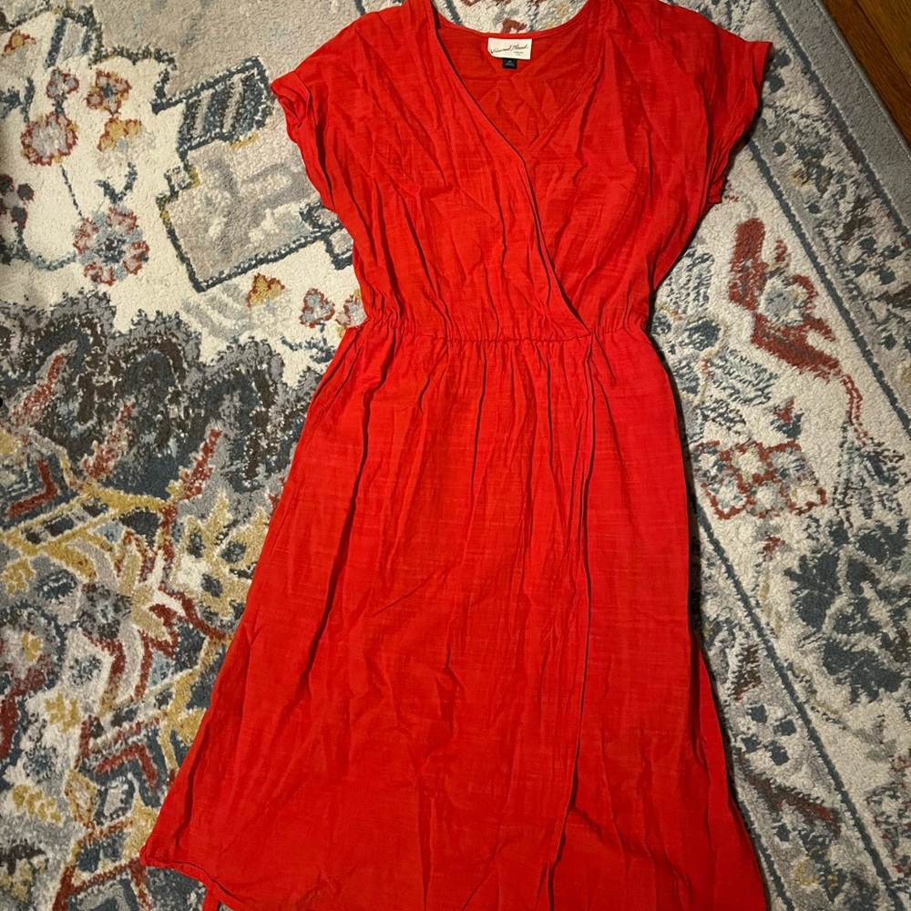 Red Wrap Dress